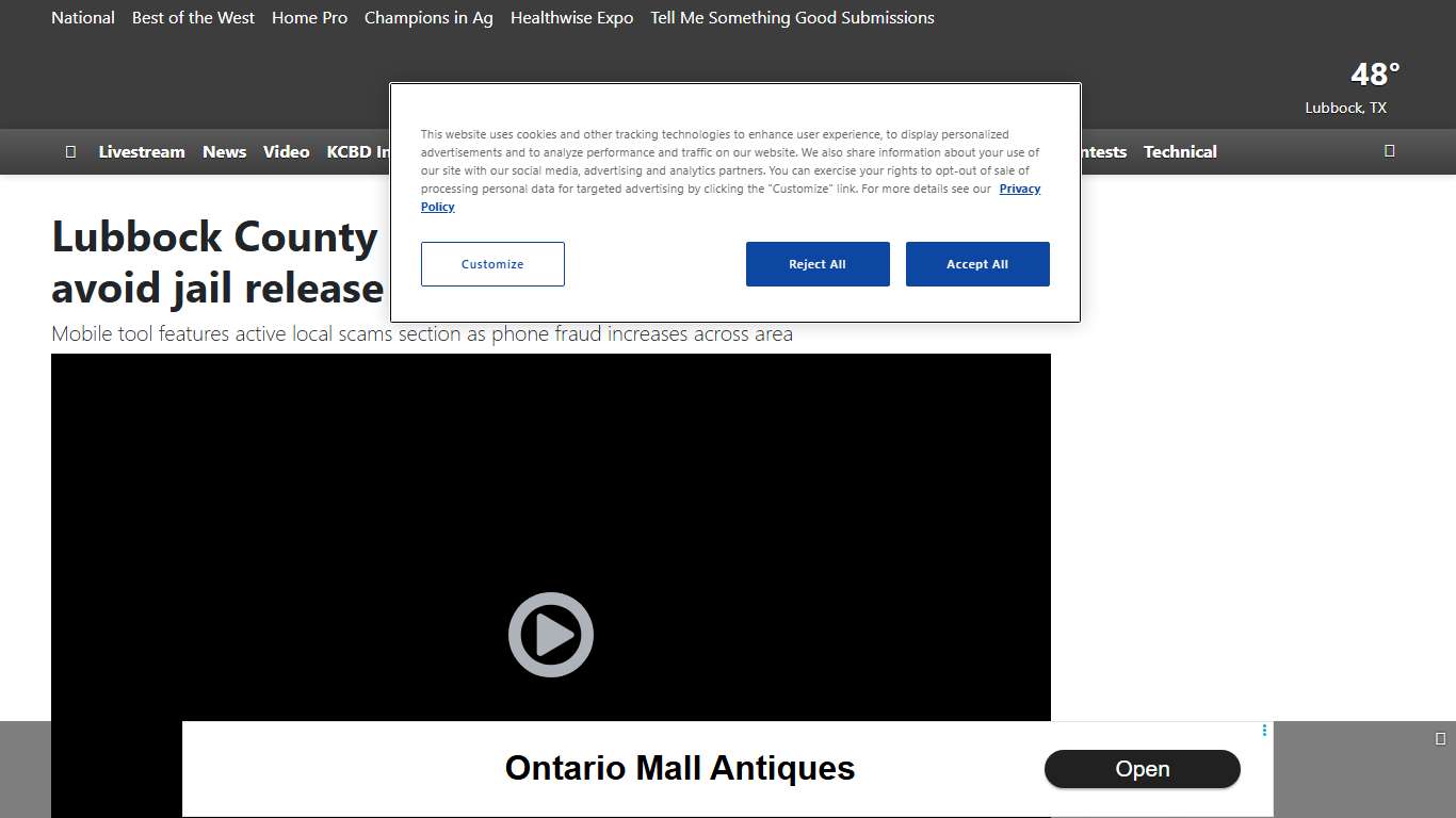 Lubbock County Sheriff’s app helps residents avoid jail release scam targeting local families